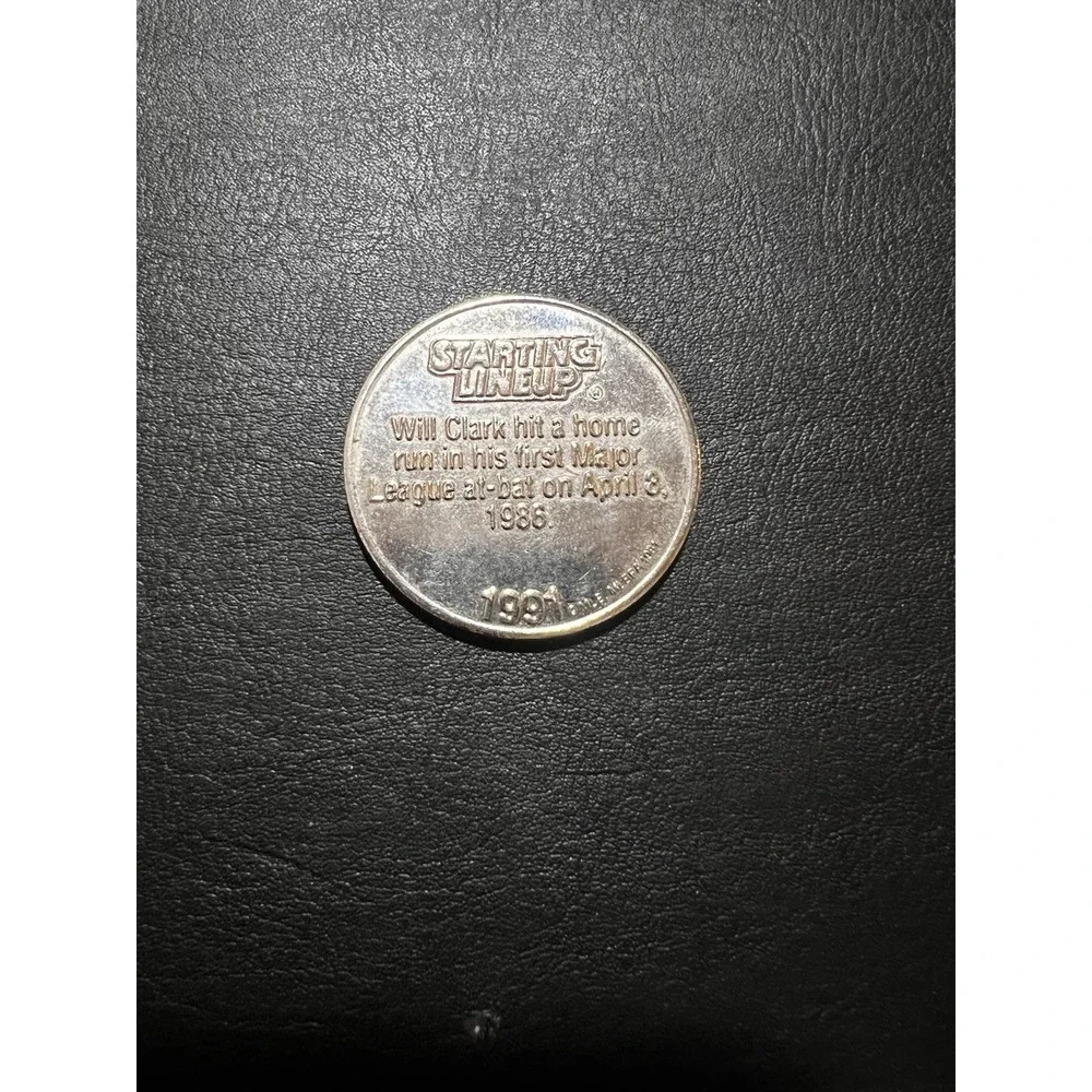 1991 San Francisco Giants Will Clark Starter Coin